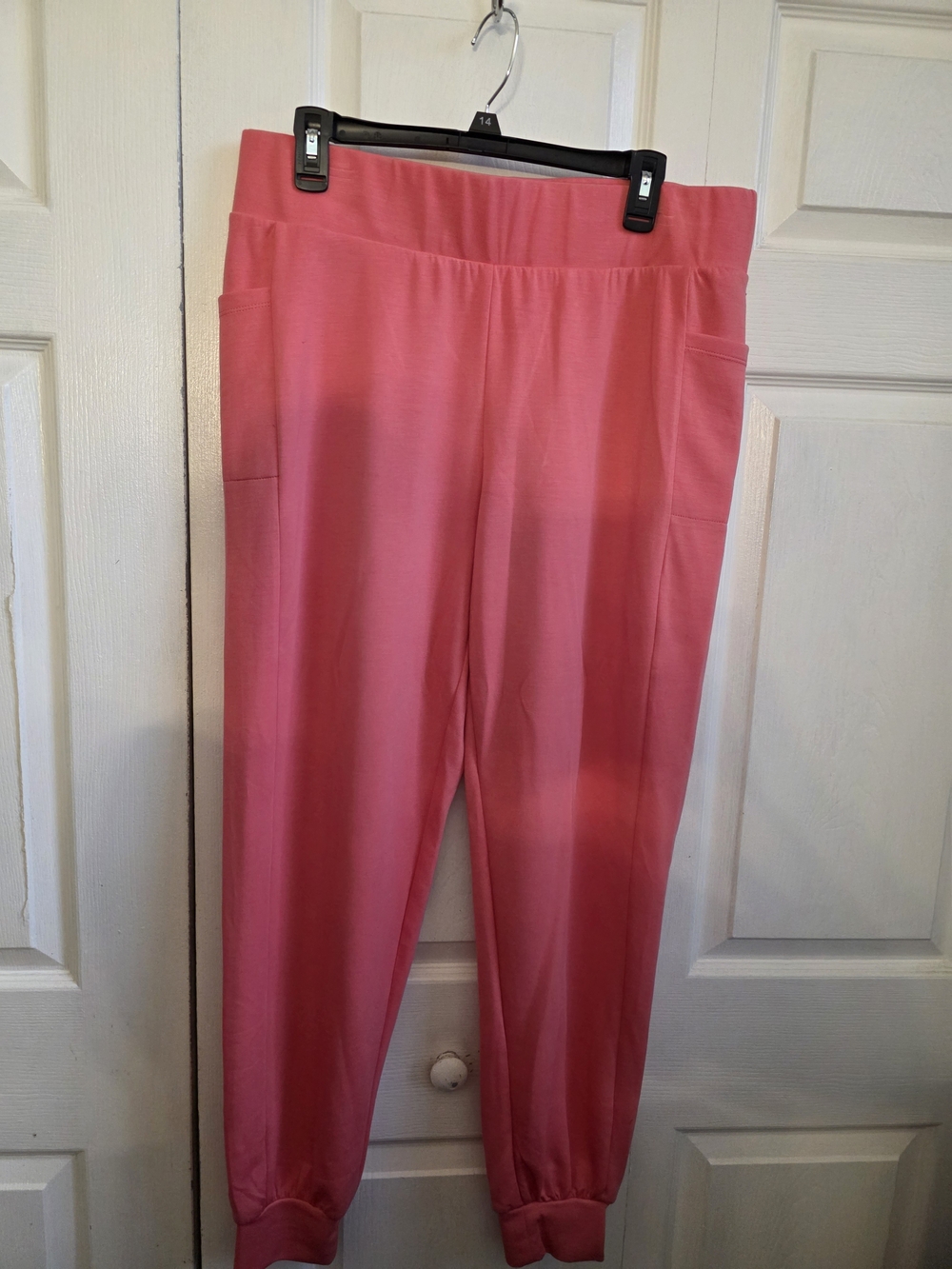 Women's Pink Pull-On Jogger Pants